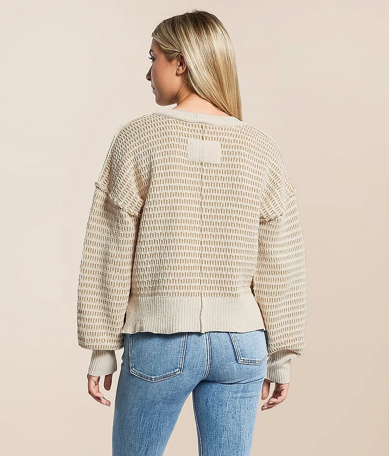 Textured Chenille Sweater