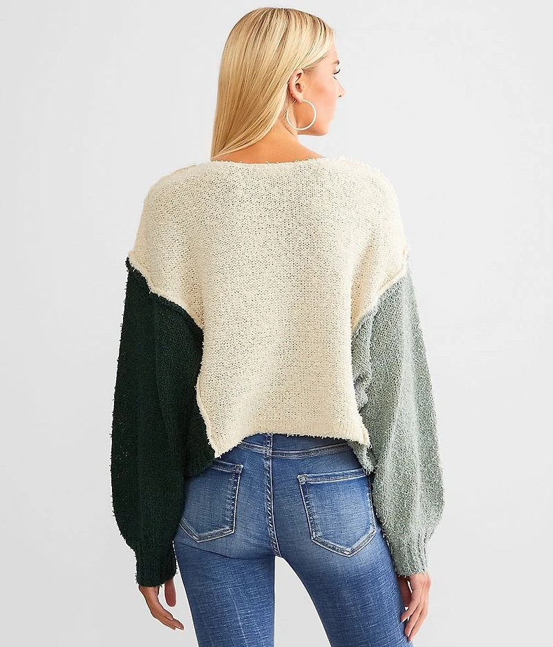 Oversized Dolman Cropped Sweater
