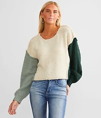 Oversized Dolman Cropped Sweater