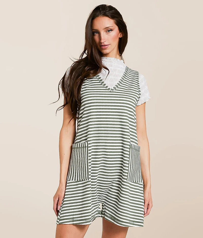 New In Striped Romper