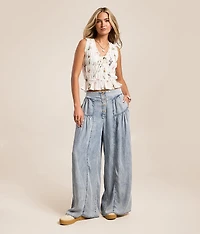 High Rise Wide Leg Jean