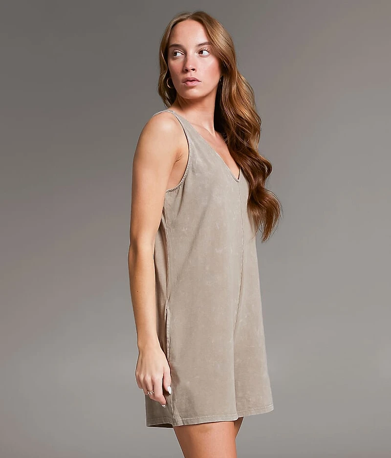 Washed Knit Romper