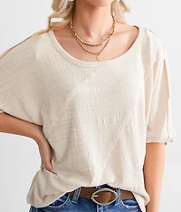 Textured Boxy Top