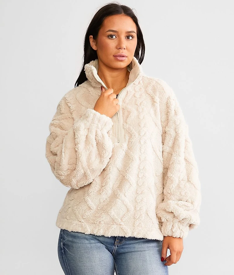 Sherpa Quarter Zip Pullover