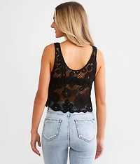 Crochet Sweater Tank Top