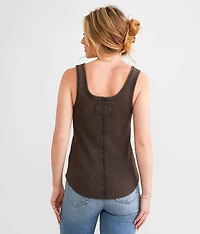 Notched Tank Top