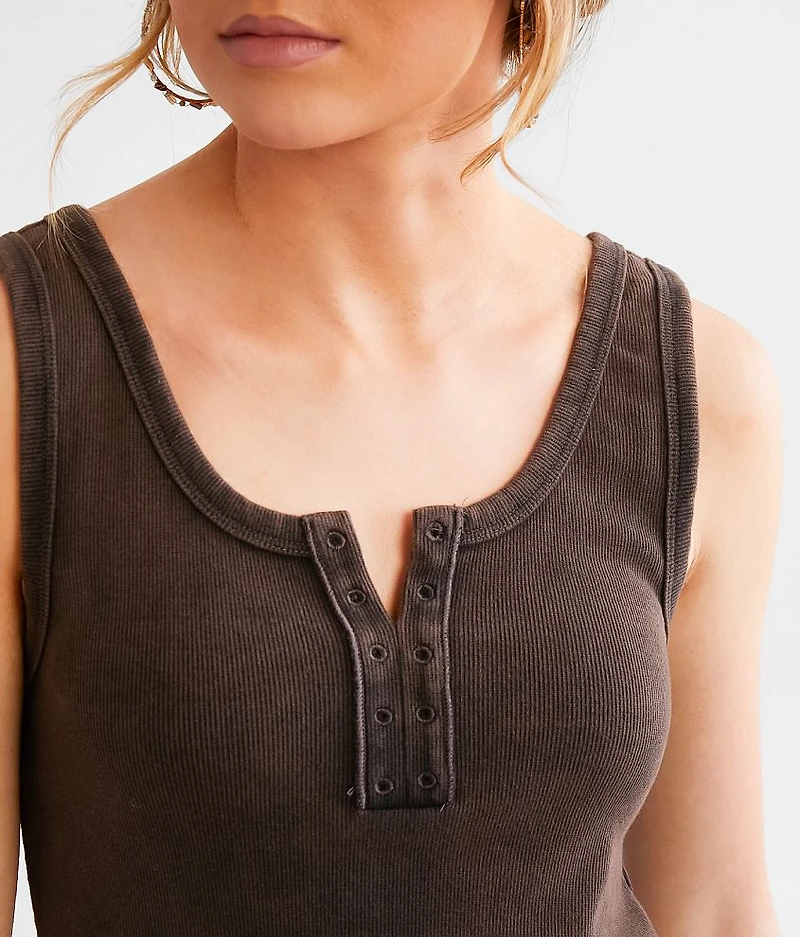 Notched Tank Top
