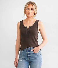 Notched Tank Top