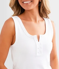 Notched Tank Top