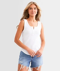 Notched Tank Top