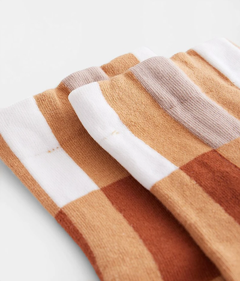 Checkered Ankle Socks