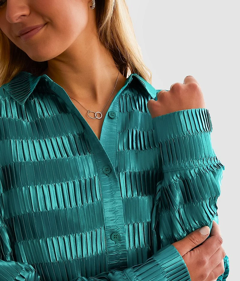 Pleated Blouse