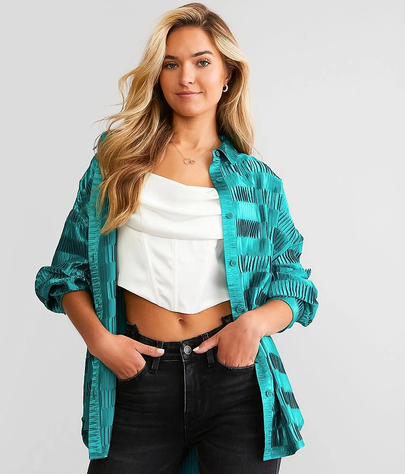 Pleated Blouse