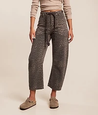 Leopard Print Barrel Stretch Pant