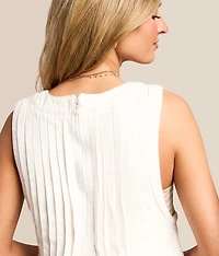 Front Tie Denim Romper