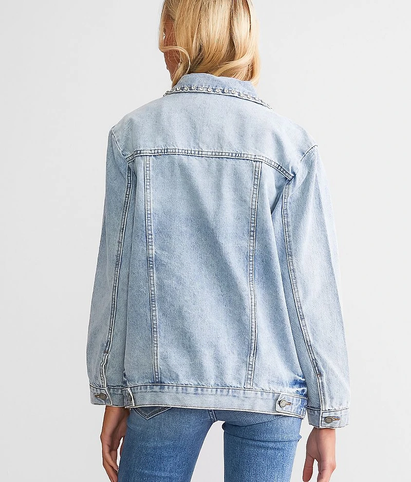 Rhinestone Denim Jacket