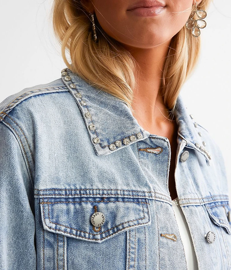 Rhinestone Denim Jacket