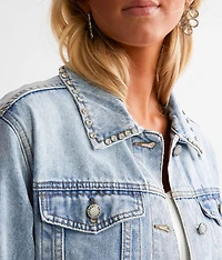 Rhinestone Denim Jacket