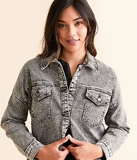 Rhinestone Denim Jacket