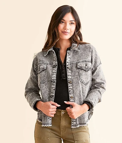 Rhinestone Denim Jacket