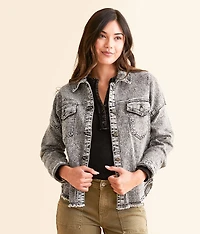 Rhinestone Denim Jacket