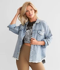 Rhinestone Denim Jacket