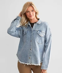 Rhinestone Denim Jacket