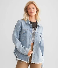 Rhinestone Denim Jacket