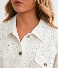 Rhinestone Denim Jacket