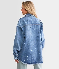 Rhinestone Denim Jacket