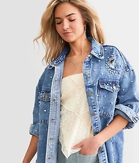Rhinestone Denim Jacket