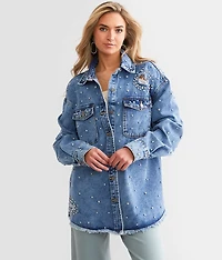 Rhinestone Denim Jacket