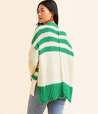 Striped Cardigan Sweater