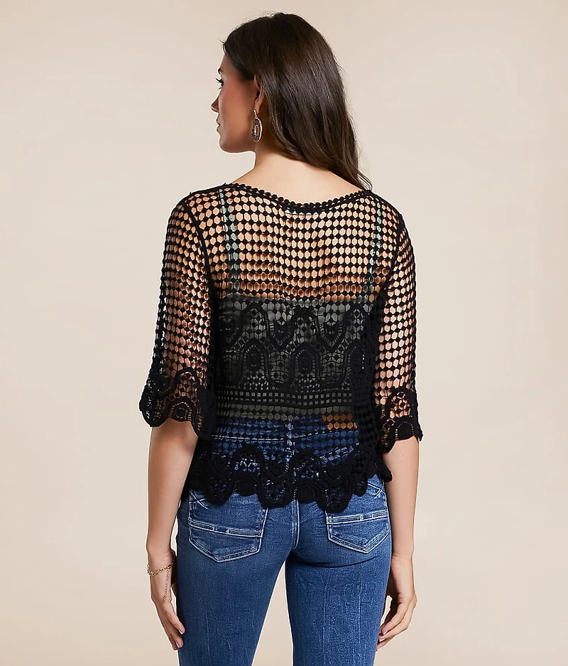 Boxy Crochet Top