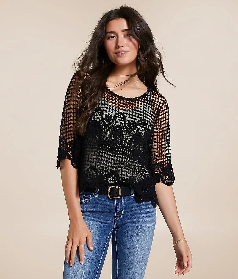 Boxy Crochet Top
