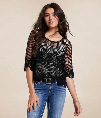 Boxy Crochet Top