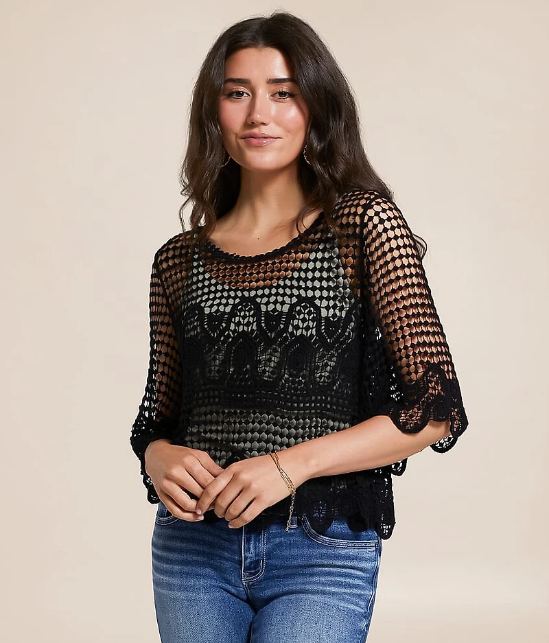 Boxy Crochet Top