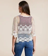 Boxy Crochet Top