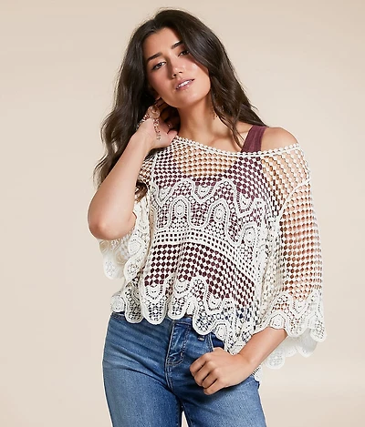 Boxy Crochet Top