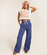 Striped Stretch Track Pant