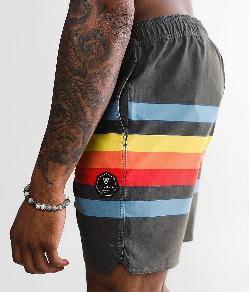 Fist Bump Stretch Swim Trunks