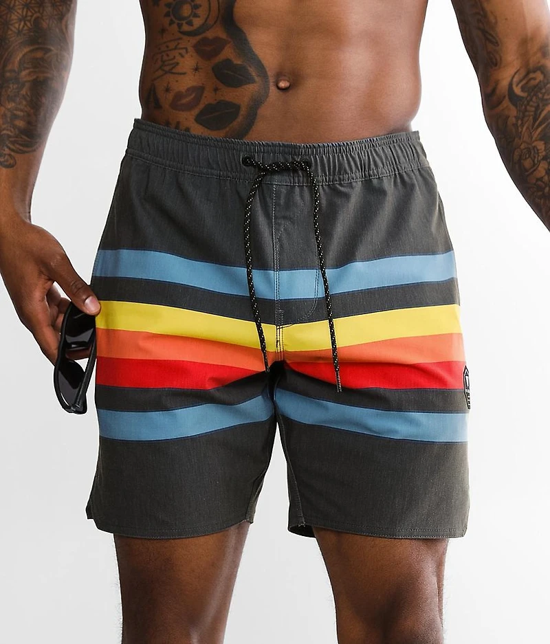 Fist Bump Stretch Swim Trunks