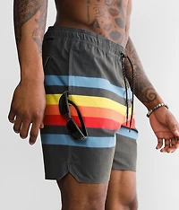 Fist Bump Stretch Swim Trunks