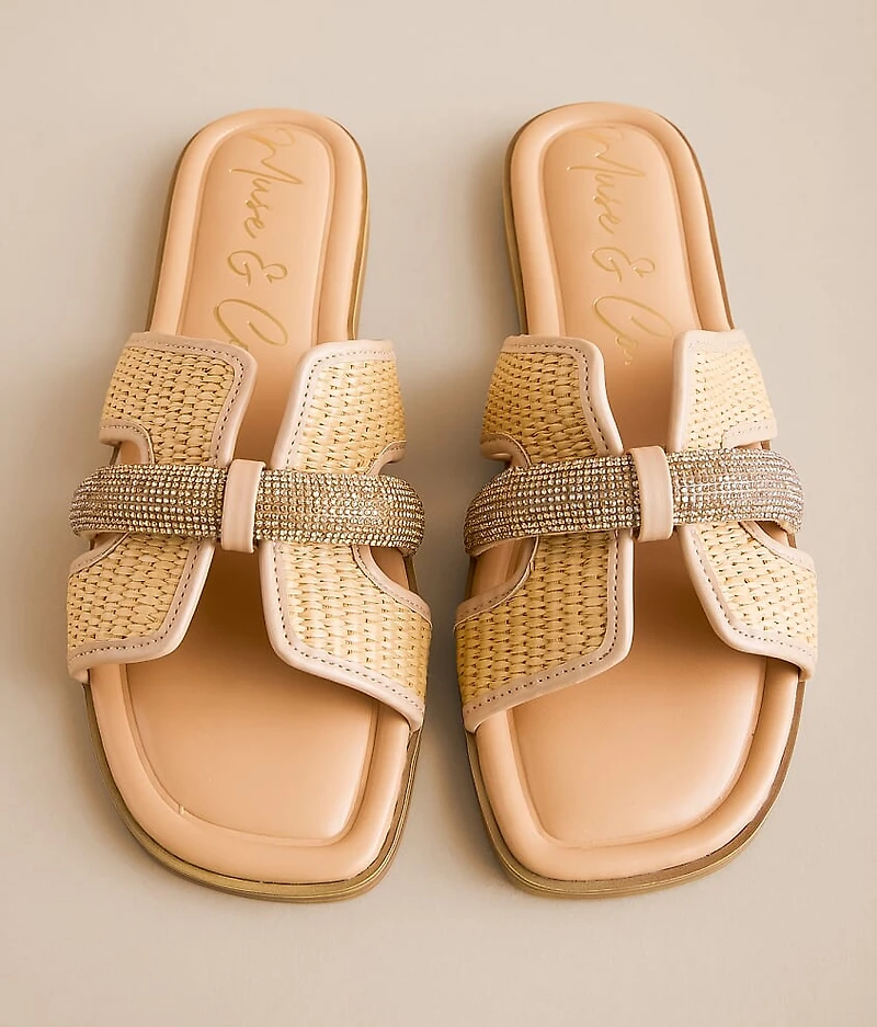 Raffia Glitz Sandal