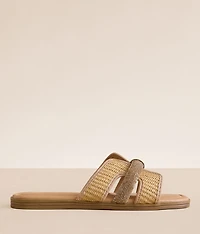 Raffia Glitz Sandal