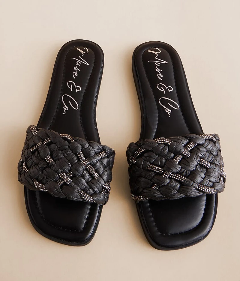 Raffia Glitz Sandal