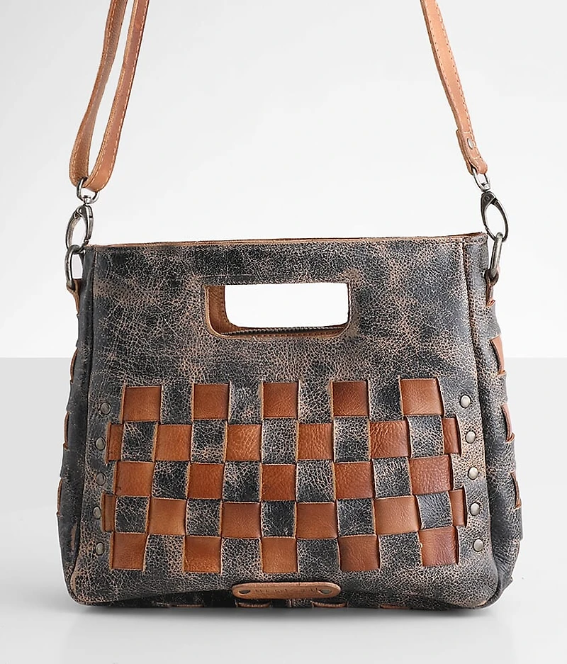 Orchid Woven Leather Purse