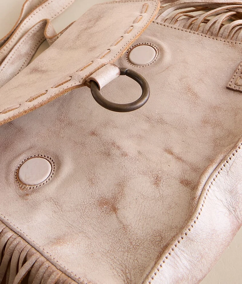 Hidden Leather Fringe Crossbody Purse