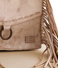 Hidden Leather Fringe Crossbody Purse