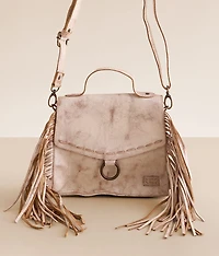 Hidden Leather Fringe Crossbody Purse